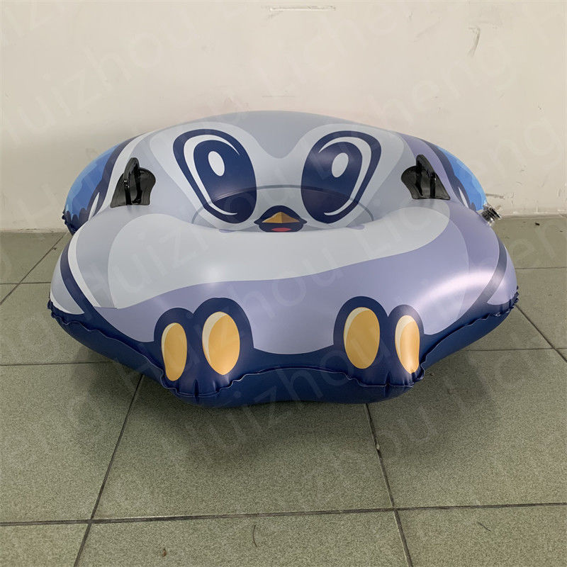 Owl Shape Ski Inflatable Snow Toys Dry Adult Snow Tubes Heavy Duty Snow Sledge