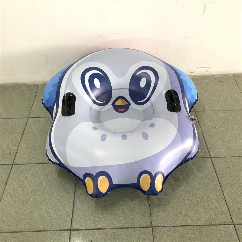 Owl Shape Ski Inflatable Snow Toys Dry Adult Snow Tubes Heavy Duty Snow Sledge