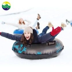 Heavy Duty Sleigh Adult Snow Tubes Snow Air Tube Winter Fun Toys For Kids