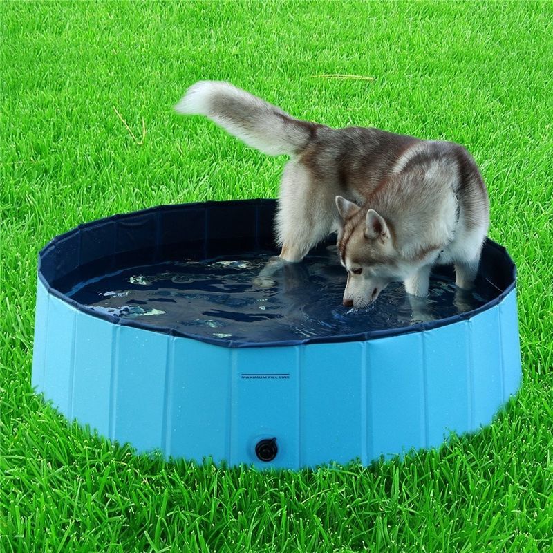 Cleaning Tool 120cm Portable Dog Bath Tub For Home Foldable Pet Swimming Pool