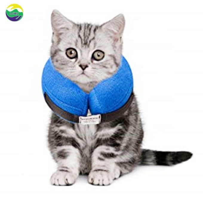 Cat Cone Inflatable Pet Collar Customized Size Soft Recovery Collar For Cats