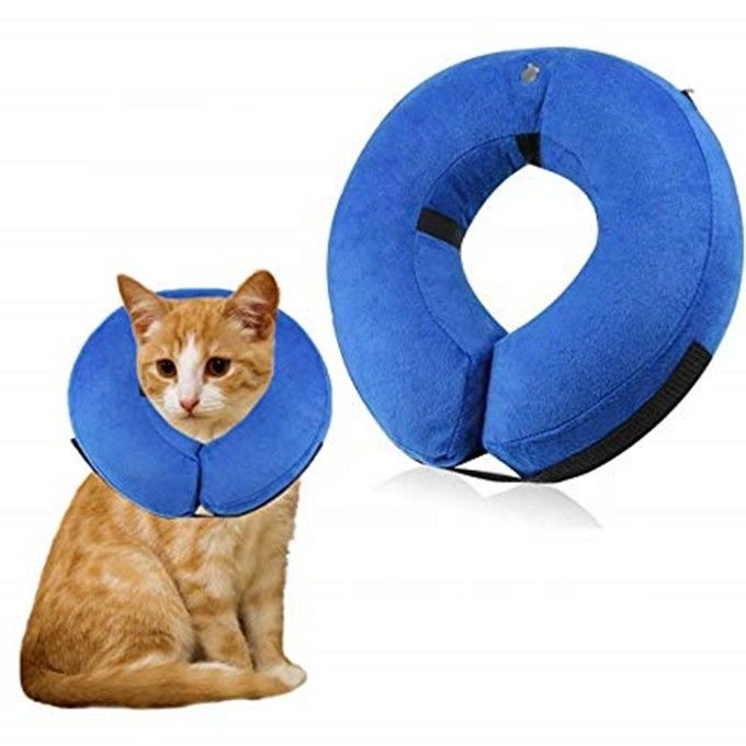 Cat Cone Inflatable Pet Collar Customized Size Soft Recovery Collar For Cats