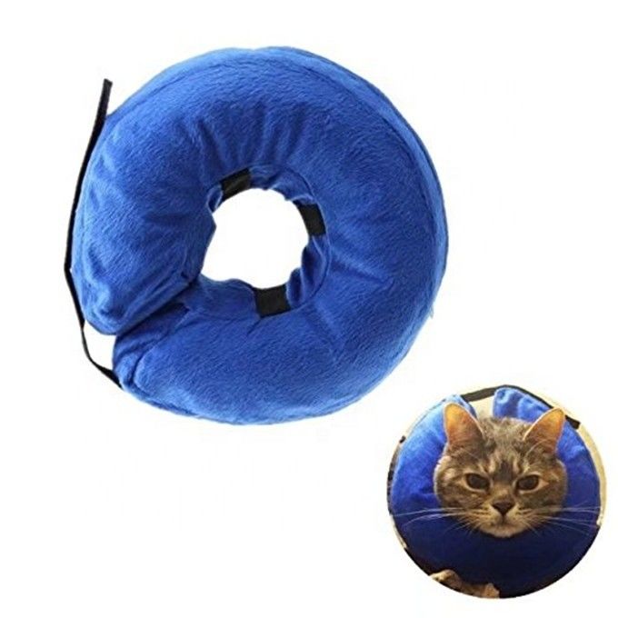 Cat Cone Inflatable Pet Collar Customized Size Soft Recovery Collar For Cats