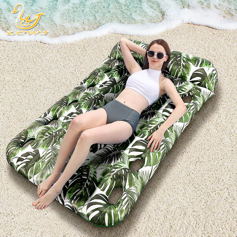 Lc Summer Beach Oversized Double Lounger Raft Tanning Pool Floats Water Pads Pool Inflatables For Adults